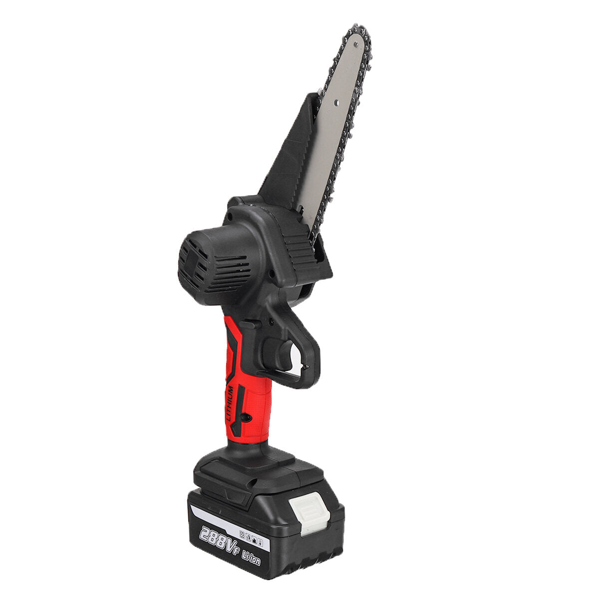 6 Inch 1200W Electric Chain Saw Cordless Pruning Chainsaw Garden Woodworking Tool