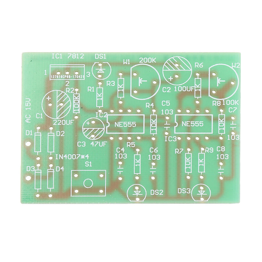 10pcs 555 Trigger Circuit Student Soldering Practice Board Electronic Production DIY Kit