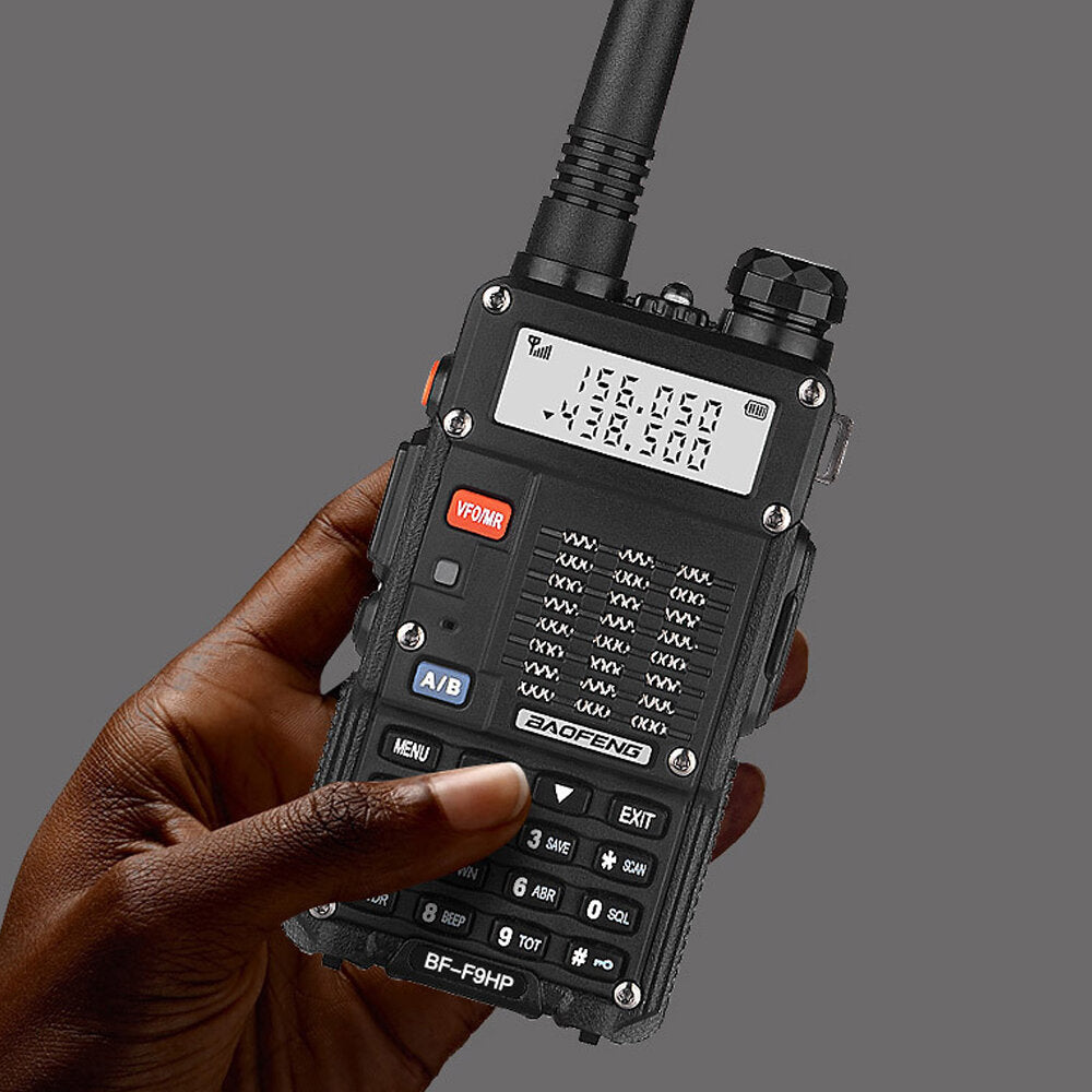 8W 1800mAh Walkie Talkie 50KM Dual Frequency 128 Channels Multifunctional Transceiver Two-Way-Radio with Flashlight US/EU/AU Plug