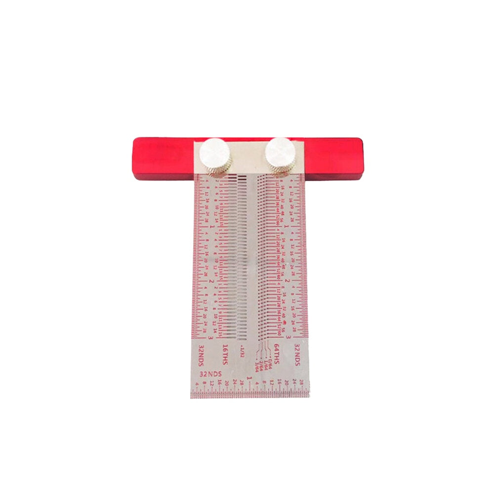 Stainless Steel Woodworking Ruler - Accurate, Lightweight, Slim Design, 3/6/12/15 Inch Options, 0.25mm Precision
