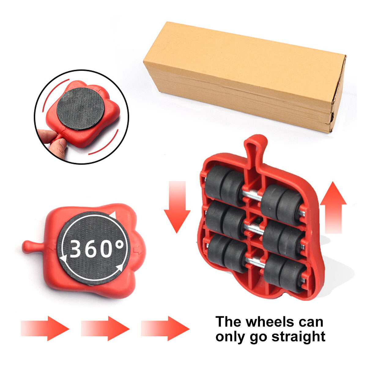 13pcs Heavy Duty Furniture Lifter Hand Tool Set Lifter Slides Wheel