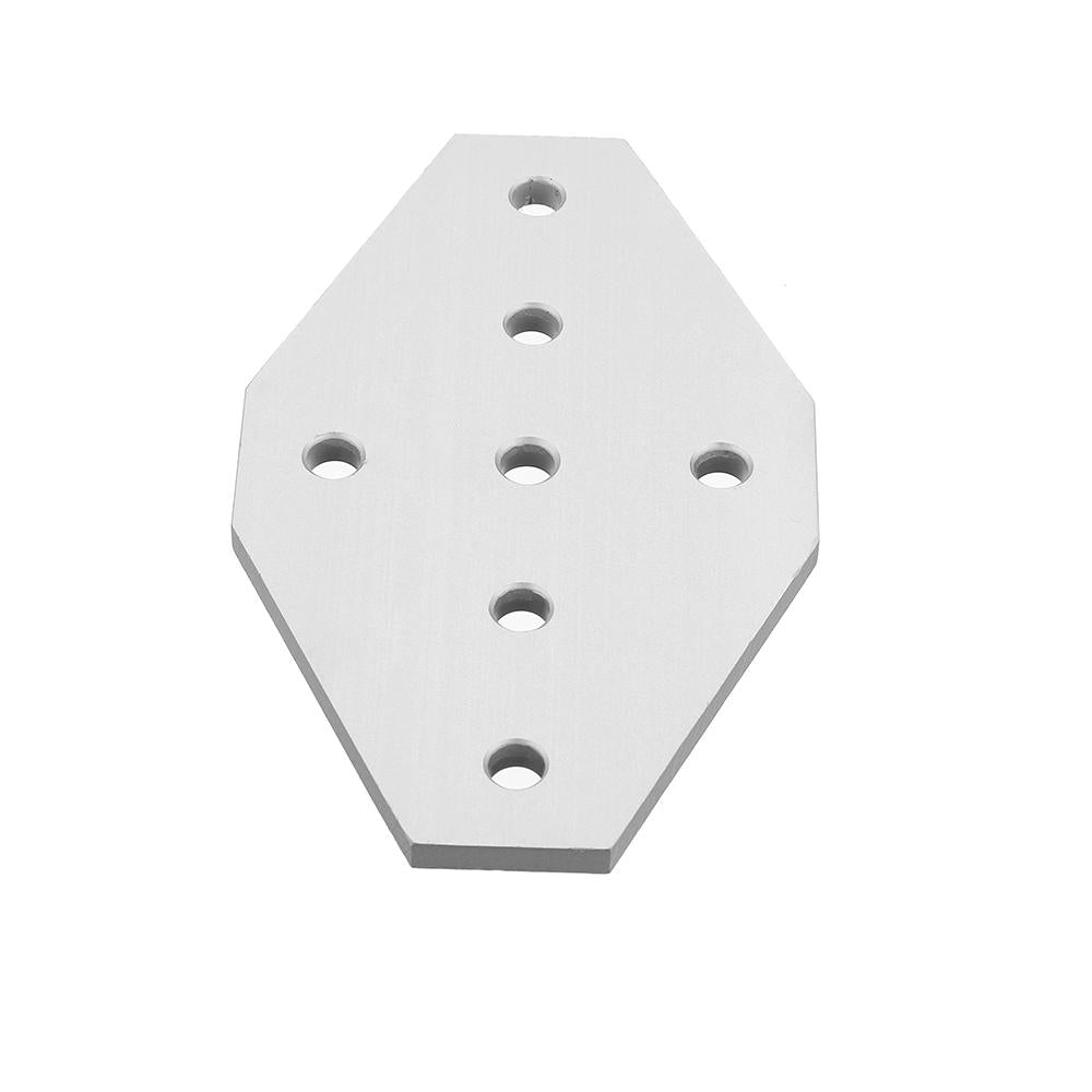 Aluminum 7 Holes Join Plate Corner Bracket for 2020 V-slot Aluminum Extrusions Profiles CNC Parts