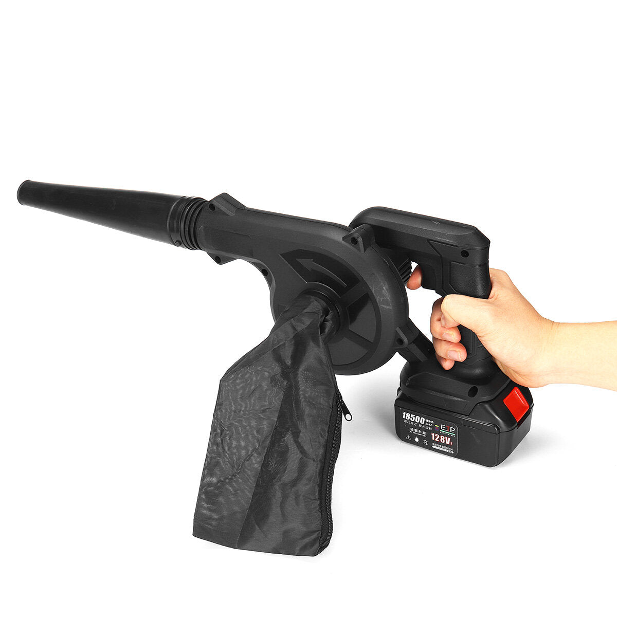 2 In 1 Cordless Electric Air Blower & Suction Handheld Leaf Dust Collector Cleaner