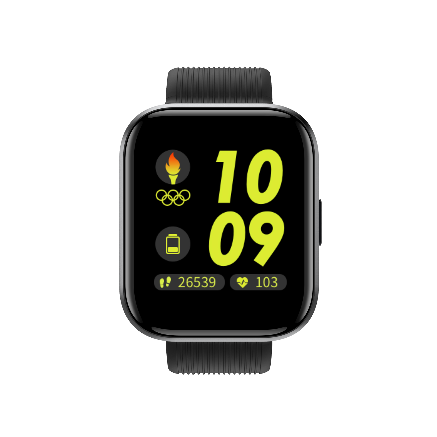 Bluetooth 5.0 1.4'' Full Touch Screen 5ATM Waterproof 24h Heart Rate Monitor Music Camera Control 30 Days Long Standby Smart Watch