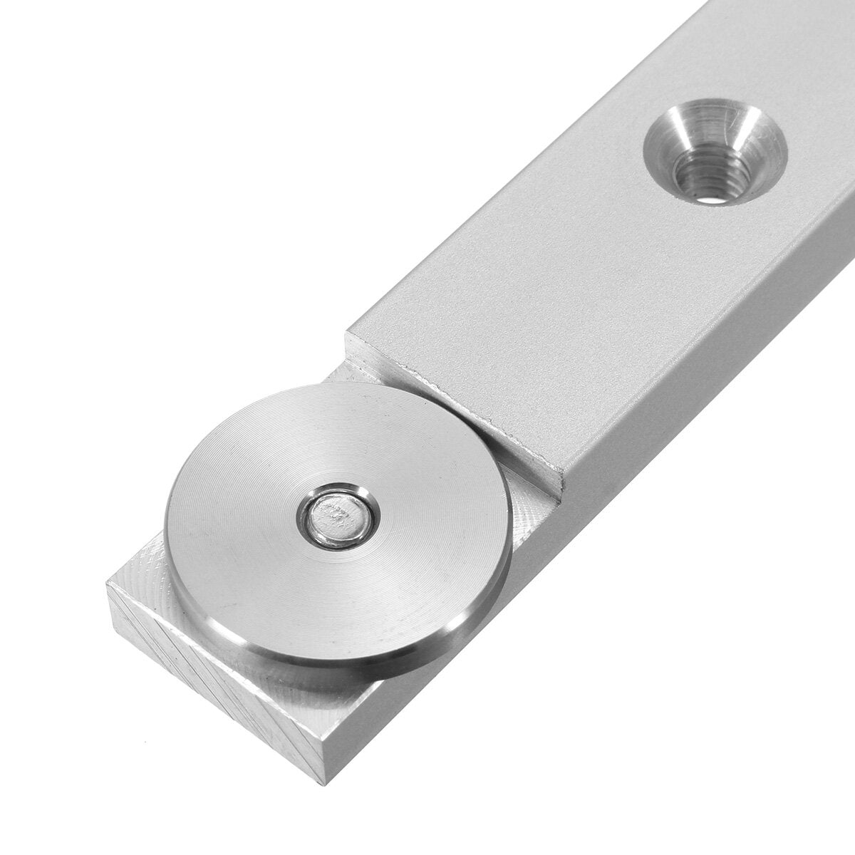 Aluminium Alloy Miter Bar for Table Saw - 450mm Adjustable Runner, Silver, Durable, Universal Mounting Holes
