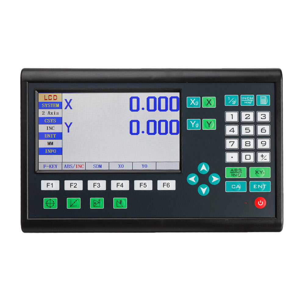 LCD 2/3 Axis Grating CNC Milling Digital Readout Display DRO fits YIHAOGD TTL Electronic Linear Scale Encoders Lathe Tool