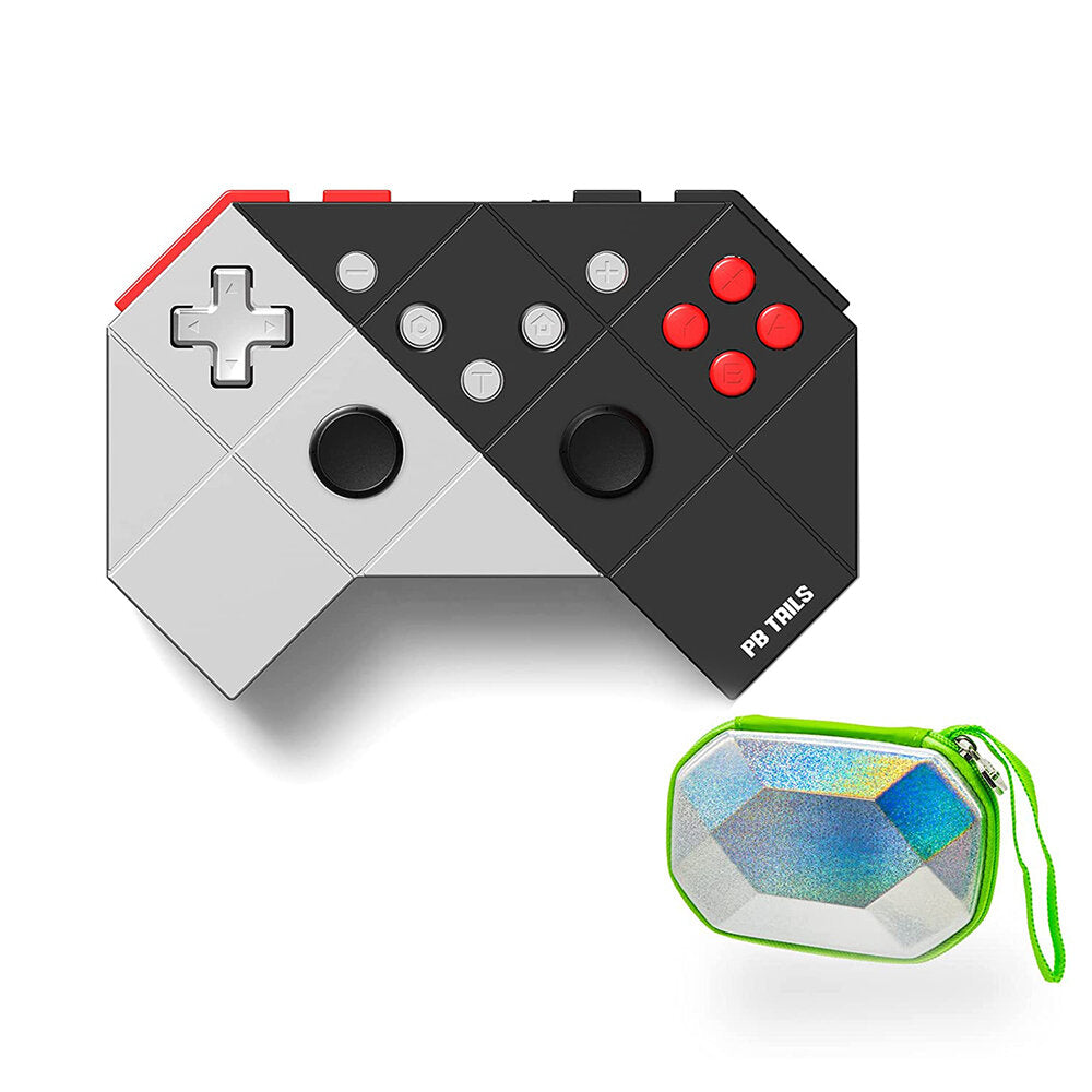 Wireless Gamepad for Switch Smart TV Stream Raspberry Game Controller Joystick Dual Vibration Six-axis Somatosensory with Bag