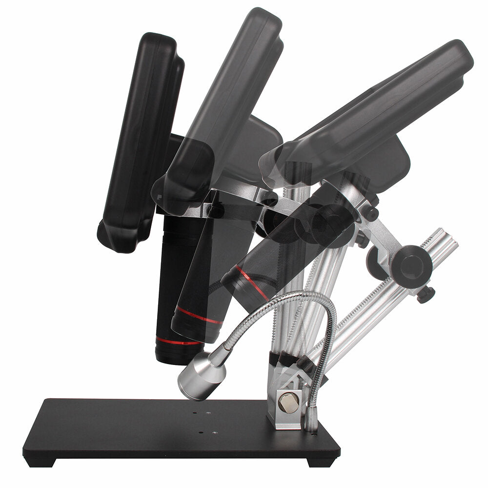 3D HDMI Digital Microscope 7 inch Screen Electronic Soldering Microscope for Phone Repair with Adjustable Stand
