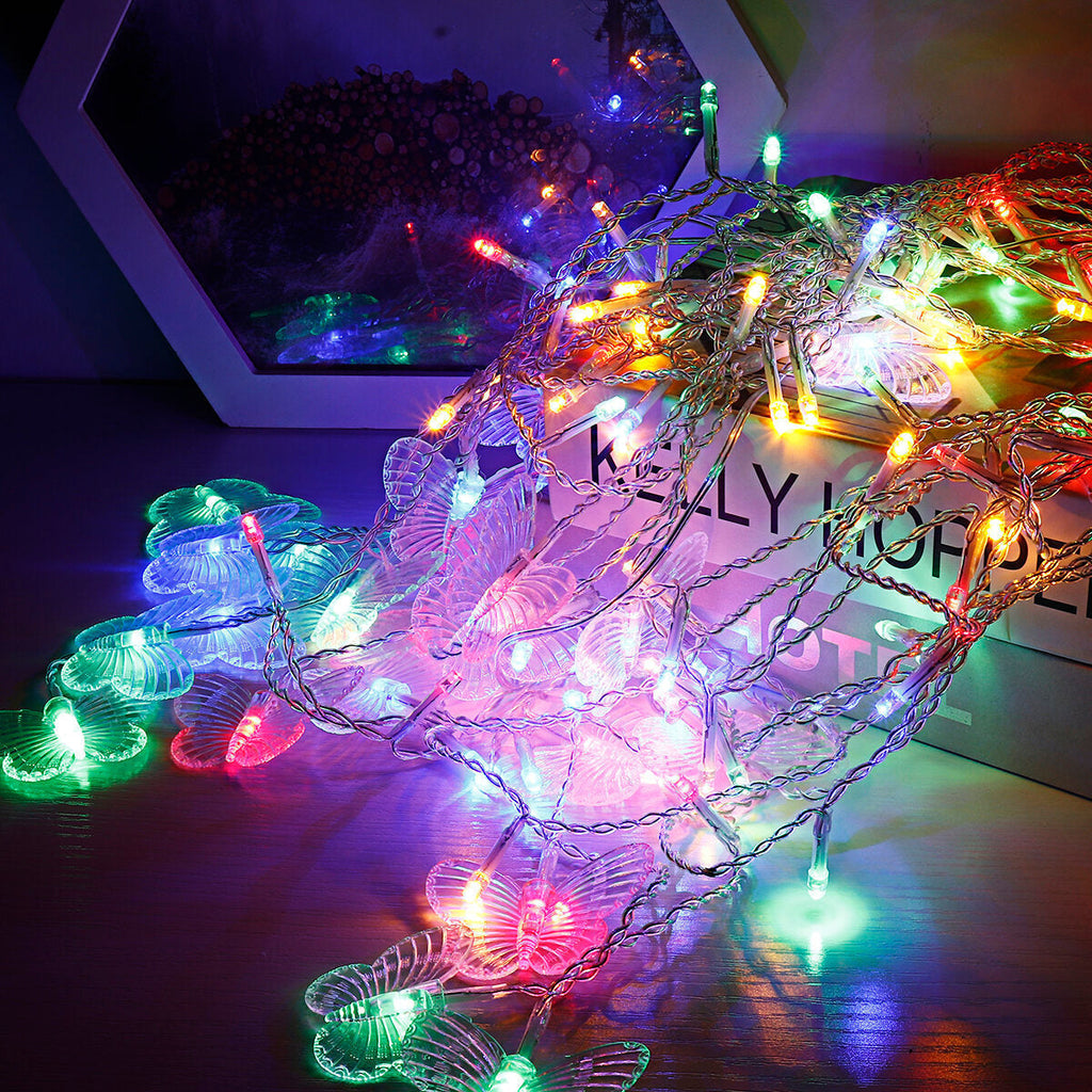 4M LED Fairy Light Butterflies String Light Christmas Party Holiday lighting