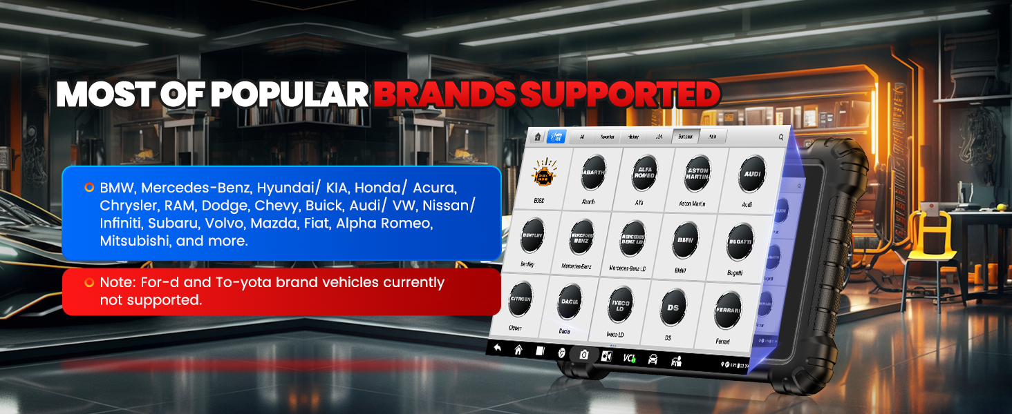 Car Diagnostic Scanner, ECU Programming, 3000+ Active Tests, 40+ Reset Services, OEM Diagnostics, CAN FD & DoIP