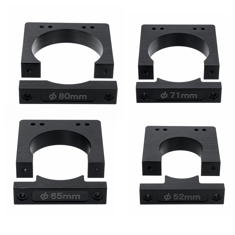 52/65/71/80mm Diameter Router Spindle Mount for CNC Router Machine Aluminum Extrusions Accessories