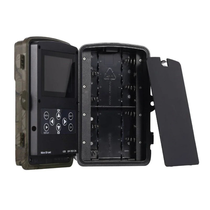 Hunting Camera with 5000Mah Lithium Battery 16MP 64GB Trail Camera IP65 Waterproof 0.3s 940nm Wild Camera Type-C Charging