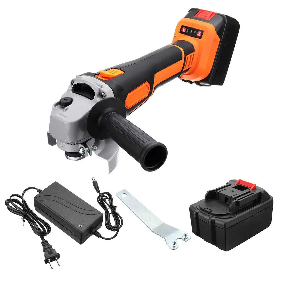 21800mah/29800mah 10/15-Cell lithium Battery 188VF/218VF Electric Angle Grinder Cordless Polisher Polishing Machine Cutting Tool Set