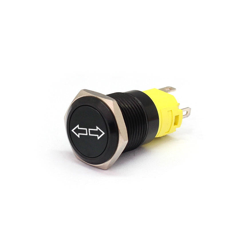 16mm 12V 24V 36V 5A LED Horn Push Button Dashboard Momentary/Latching Metal Switch For Car Boat Waterproof