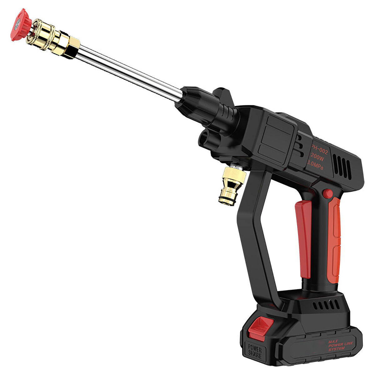40V Electric Cordless Pressure Cleaner Washer Guns Water Hose Cleaning With Battery
