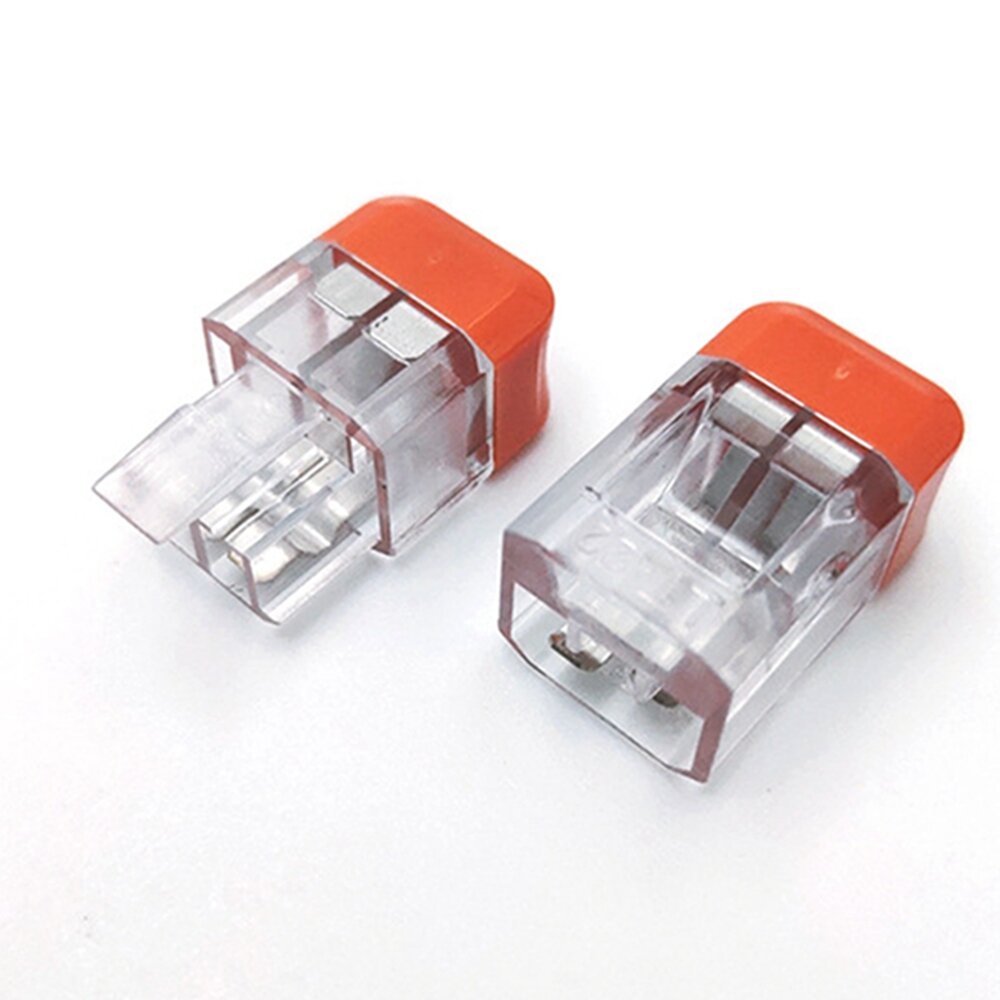 Pin Transparent Quick Wire Connector Universal Compact Electrical Push-in Butt Conductor Terminal Block