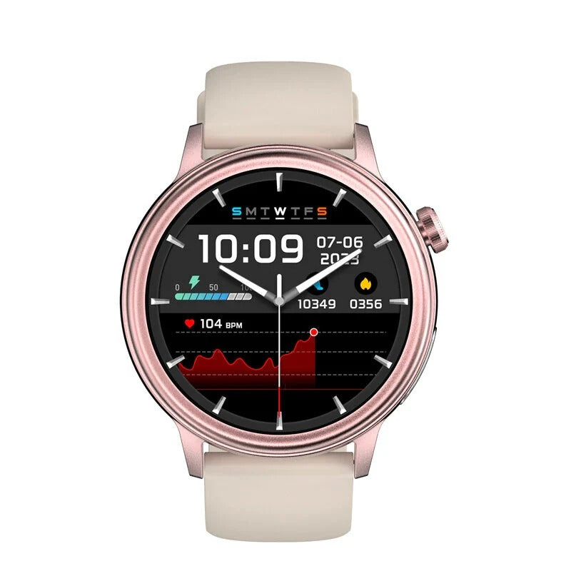 1.39" HD ECG Smart Watch: Blood Pressure, Heart Rate, Blood Sugar, Sleep Monitor, AI Diagnosis, Waterproof, Multi-Sport Modes