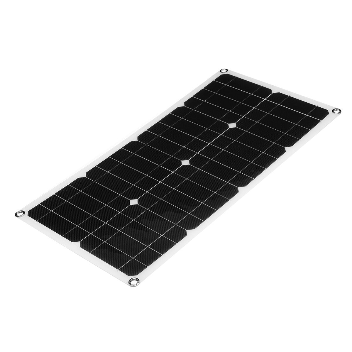 Semi-Flexible Solar Power Panel System kit Solar Panle Type-C USB Dual DC Port Solar Charge Controller