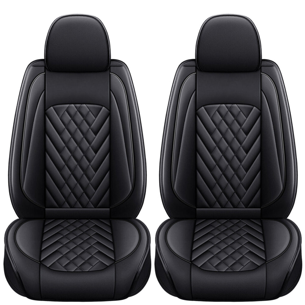 11pcs Universal 5 Seater Car Seat Covers Seat Cushion PU Leather Non-slip Protector Mat