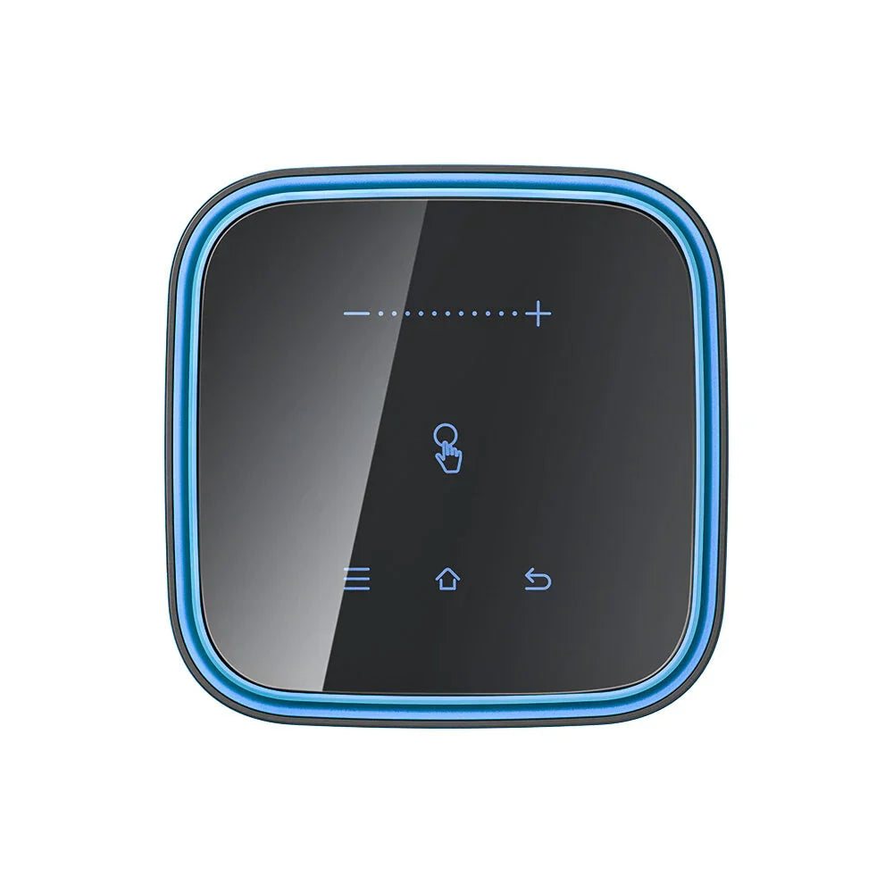 DLP Mini WIFI Projector, Android 9.0, Bluetooth 4.2, 1080P, 150 ANSI Lumens, Built-in Battery, Netflix & YouTube, Outdoor Cinema