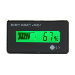 3Pcs 12V/24V/36V/48V 8-70V LCD Acid Lead Lithium Battery Capacity Indicator Digital Voltmeter