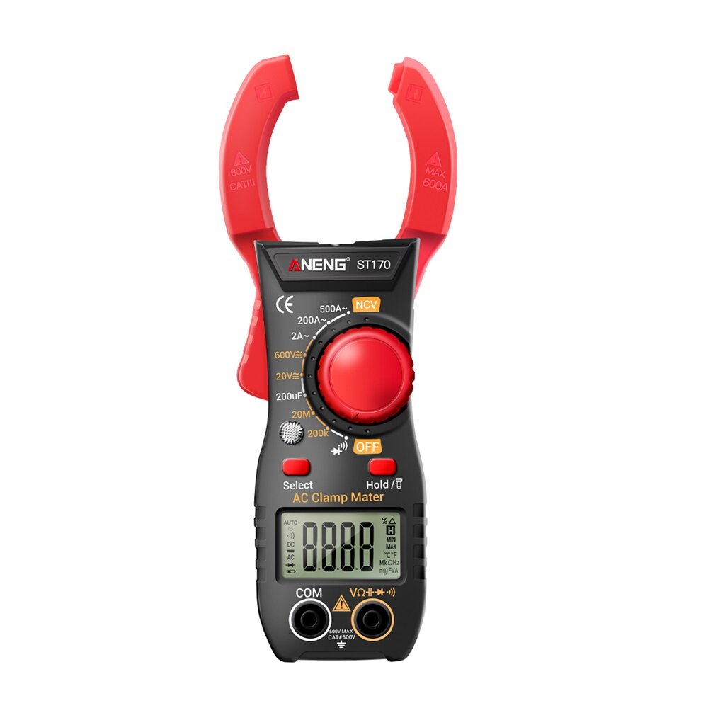 1999 Counts Digital Clamp Meter AC Current Multimeter Diode Current Voltage Capacitance NCV Ohm Test Tool