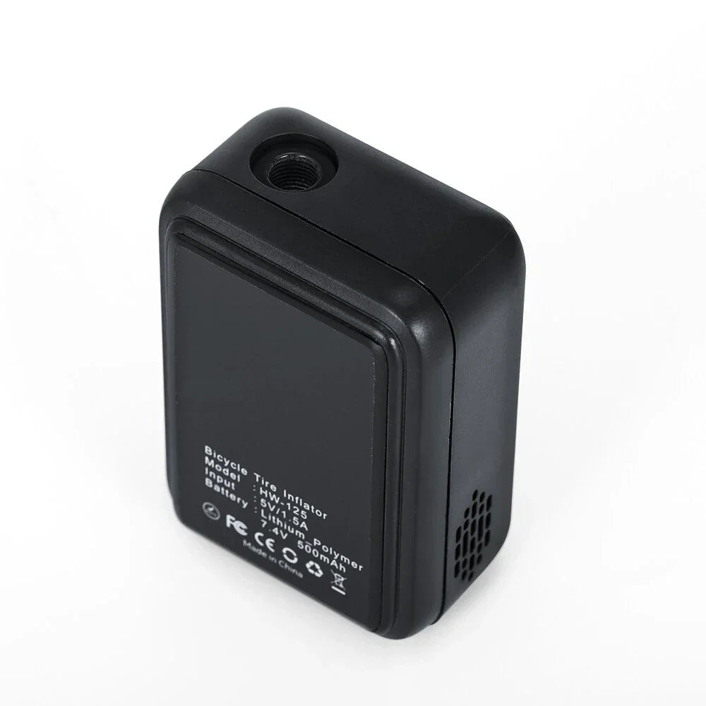 Bike Pump 7.4V 500mAh 150psi Max Inflatable Air Pressure Wireless Portable Electric Bike Air Pump Inflator Mini Power Bank
