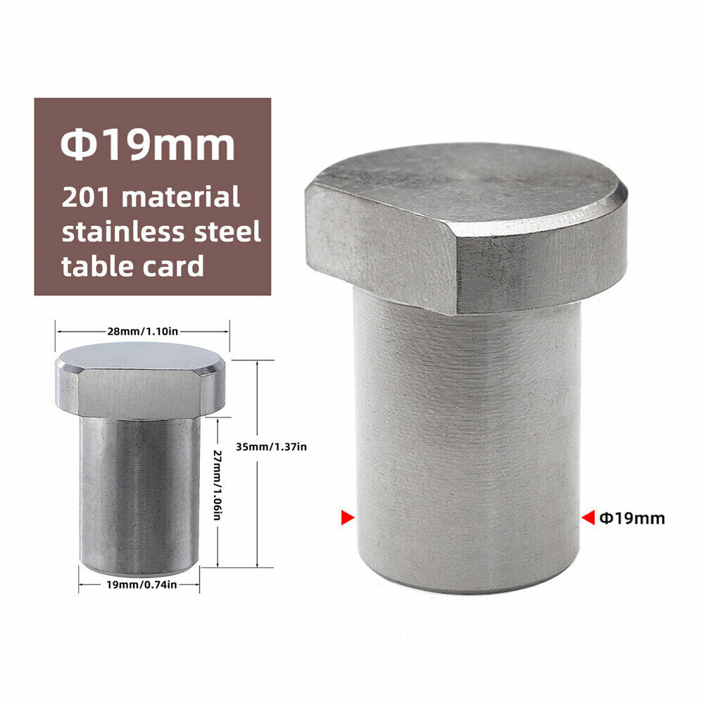 4PCS 19MM Woodworking Table Stop Blocks, Quick Release Lock for Routing & Cutting, Fits Standard Bench Dog Holes
