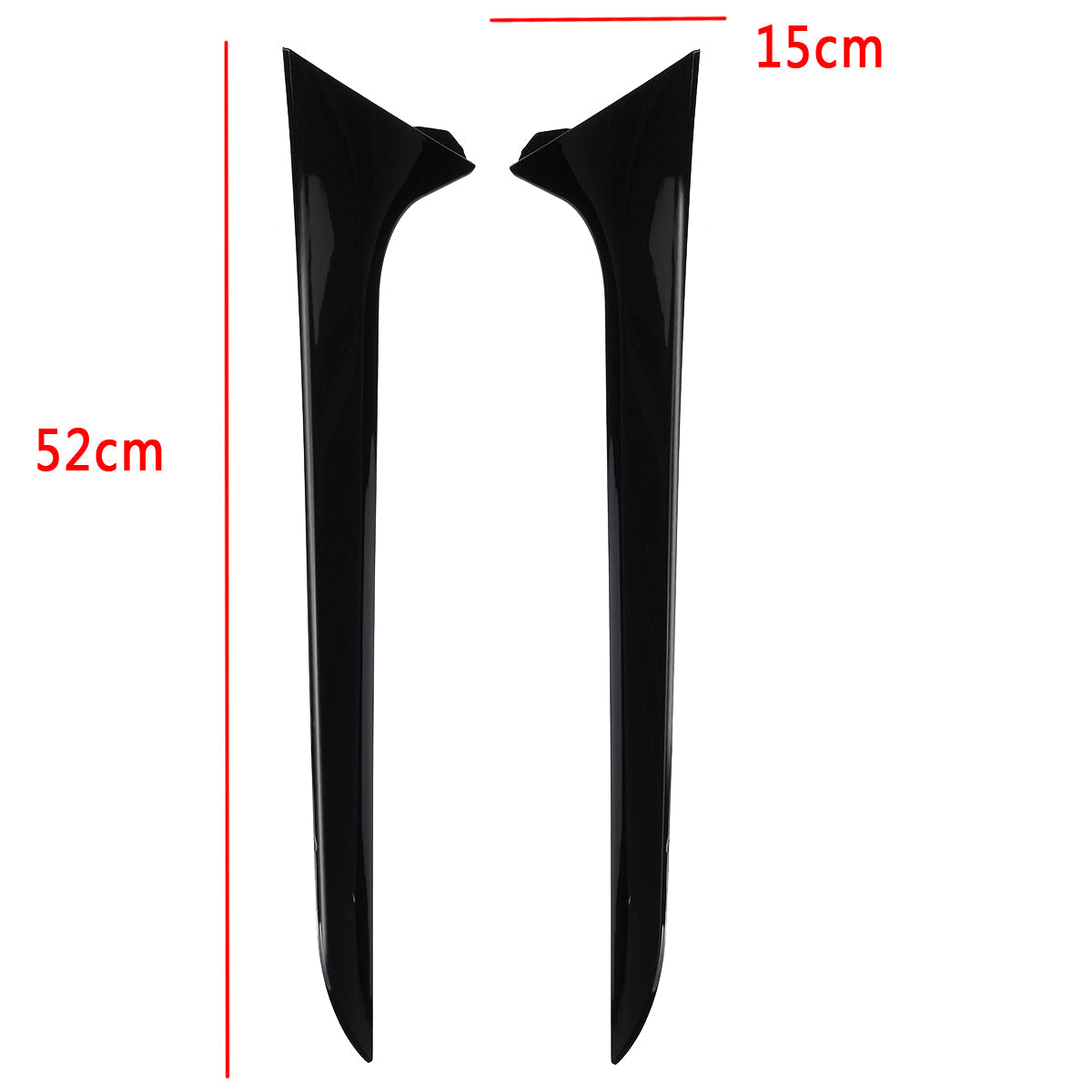 Car Rear Window Side Spoiler Wing Canards Splitter For Audi A6 C7 Allroad TDI Quattro/Audi A6 C7 Avant 2012-2018