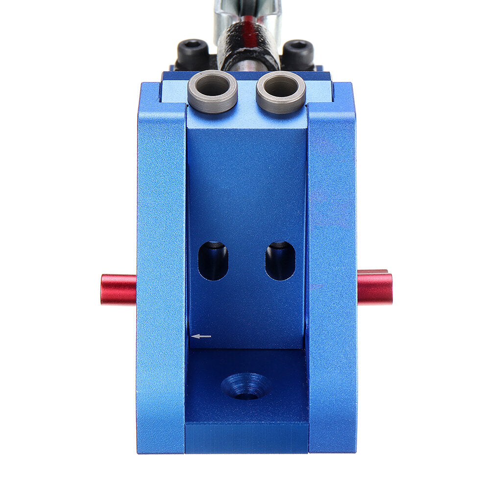 Woodworking Tool Pocket Hole Jig System with 9.5mm Oblique Hole Diameter Drill Hole Drilling Guide for Wood