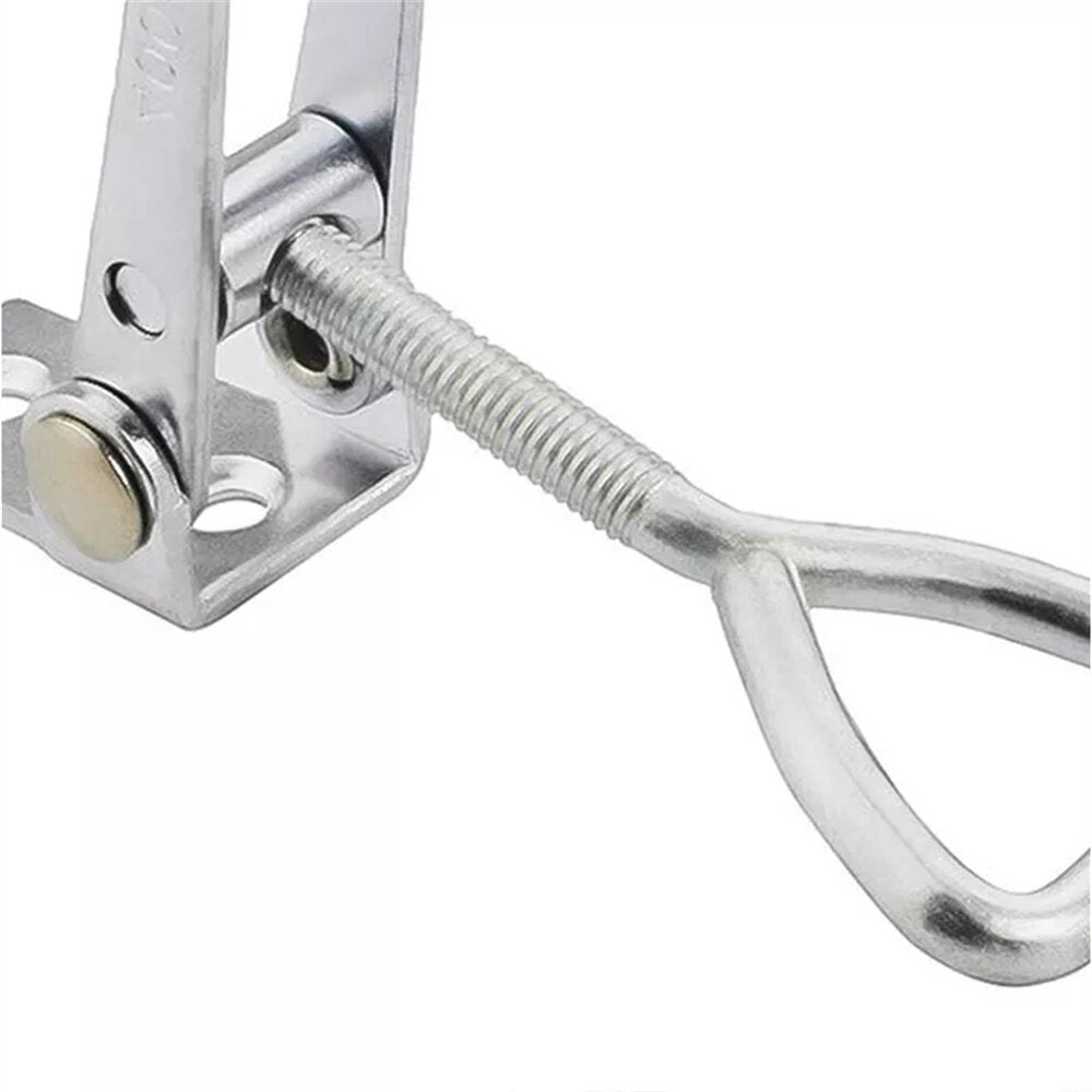 Heavy-Duty Iron Galvanized Toggle Latch Clamp, Rust-Resistant, Easy Install, 100kg Holding Force, Versatile for Various Applications