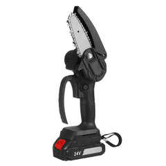4inch 24V Rechargeable Brushless Electric Chain Saw Woodworking Tool Wood Cutter ChainSaws
