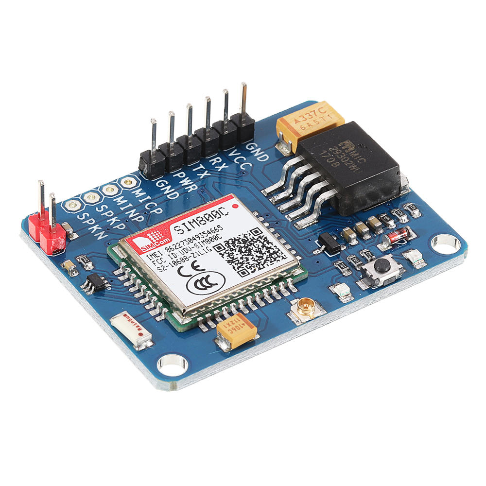 GPRS GSM Module SIM Wireless Module TTL Development Board Replace SIM900A with 2.4G IPX Antenna
