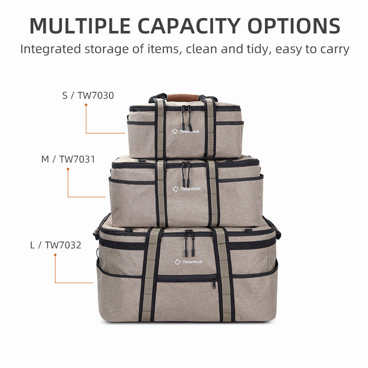 Camping Storage Bag picnic basket outdoor camping Lamps Gas Stove Gas Canister Pot carry bag storage sack Picnic Bag