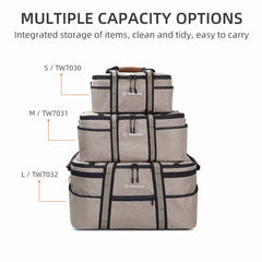 Camping Storage Bag picnic basket outdoor camping Lamps Gas Stove Gas Canister Pot carry bag storage sack Picnic Bag