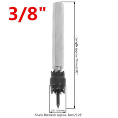 3/8 or 5/16 Inch HSS Double Sided Rotary Spot Weld Cutter Drill Bit Welds Remover Tool