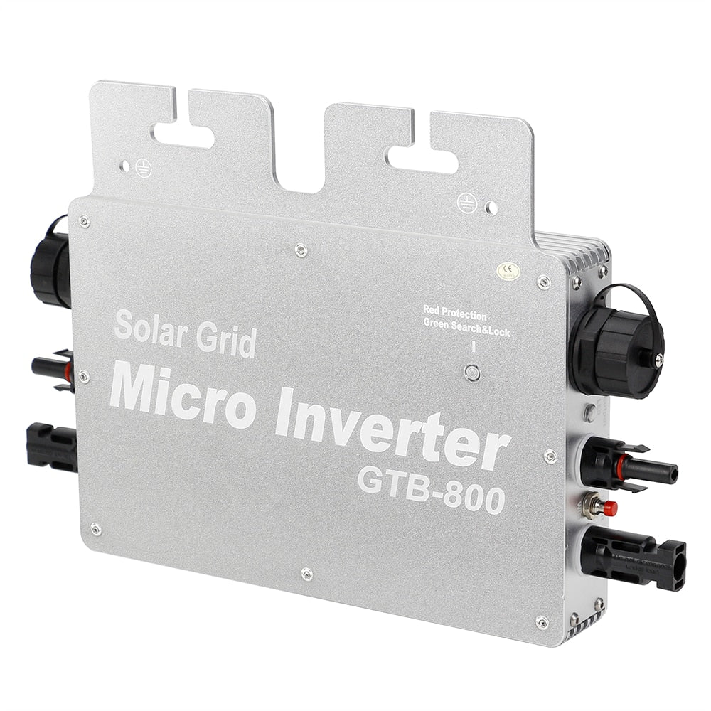600W Grid Tie Micro Solar Inverter With Wifi Function Network Connection IP65 Waterproof 110V 230V Silver