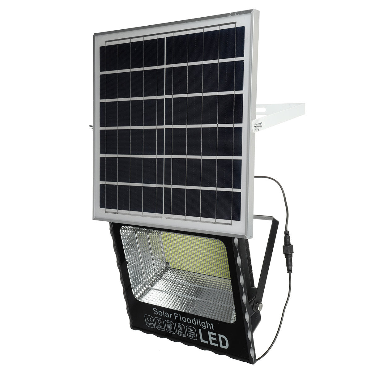 LED Solar Panel Street Light Security Wall Lamp Waterproof Outdoor Garden Path Yard Remote Control