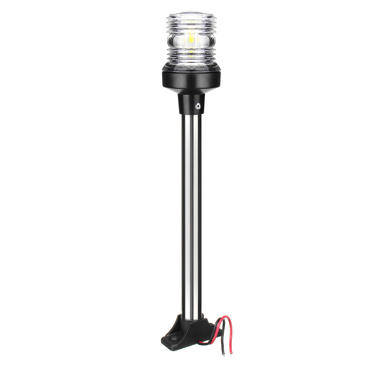 12V-24V LED Navigation Pole Lights Marine Boat Pontoon Stern Anchor Fixed Base