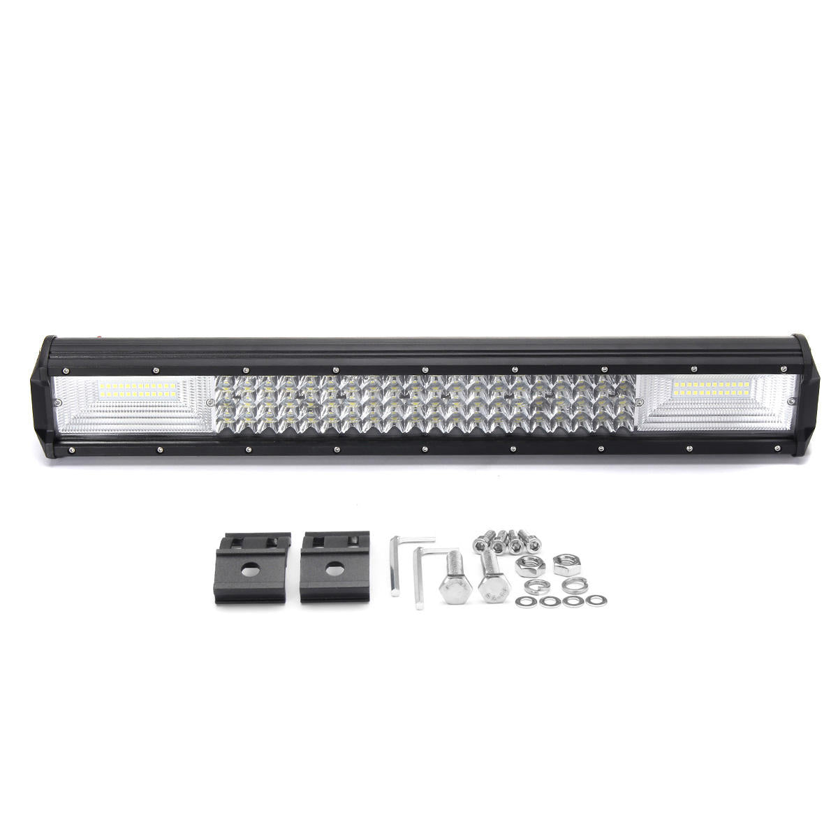 20inch Quad-row LED Work Light Bar Combo Offroad Driving Lamp Car Trucks Boats