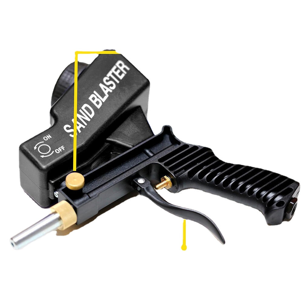 Gravity Feed Sandblasting Gu n Air Sandblaster Sand Sprayer Tools Rust Remove Sandblaster Air Tool