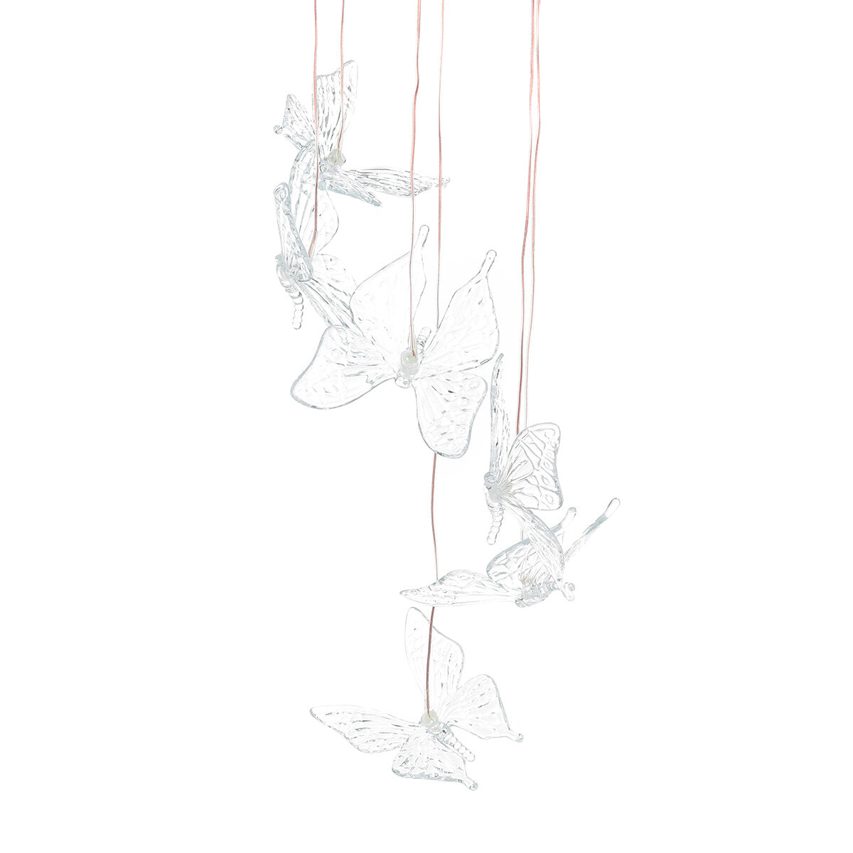 Color Changing LED Solar Powered Wind Chime Light Hanging Garden Yard Decor