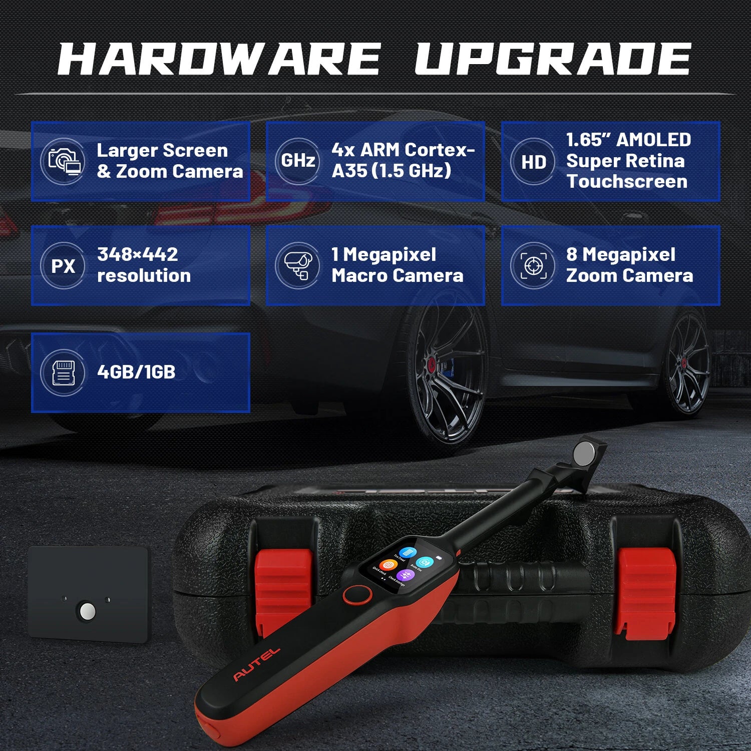 Tire Tread Laser Detector Brake Disc Wear Thickness Diagnostic Instrument Tool Compatible With ITS600