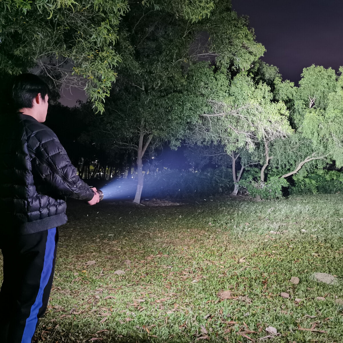 18x 21000LM 871M 190000CD Anduril UI Power Bank Flashlight High Performance LED Torch Super Bright Strong Spotlight