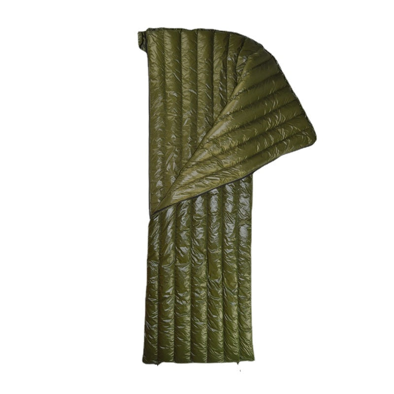 Camping Sleeping Bag 90% Goose Down Adult 200*73cm Envelope Type Ultralight Portable Sliping Down Sleeping Bag 3 Season Warm