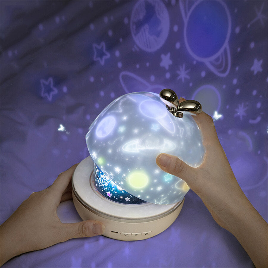 Cover sage Rotating Night Light Projector Spin Starry Sky Star Ocean World Children Kids Baby Sleep Romantic Projection