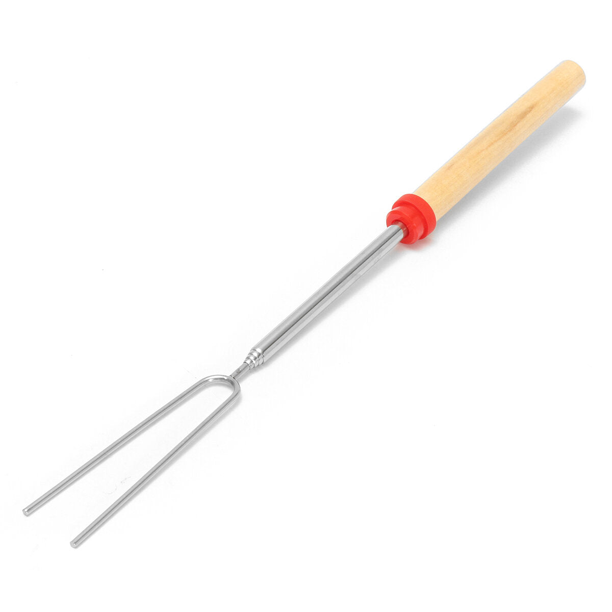 8 Pieces 32-Inch Colorful Telescopic Roasting Marshmallow Barbecue Skewers BBQ Stick Fork BBQ Tools