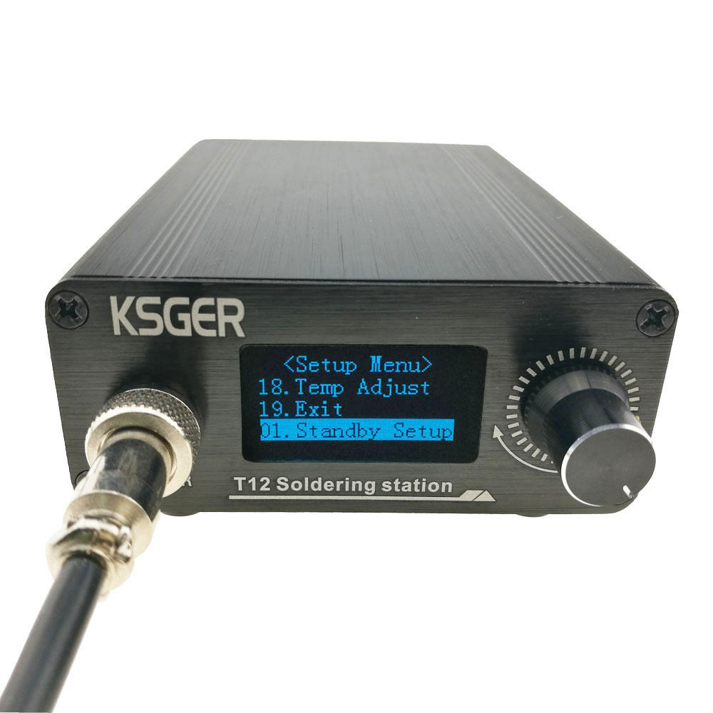Digital Temperature Controller Soldering Station Electric Soldering Iron Tips T12-K + 907 Handle