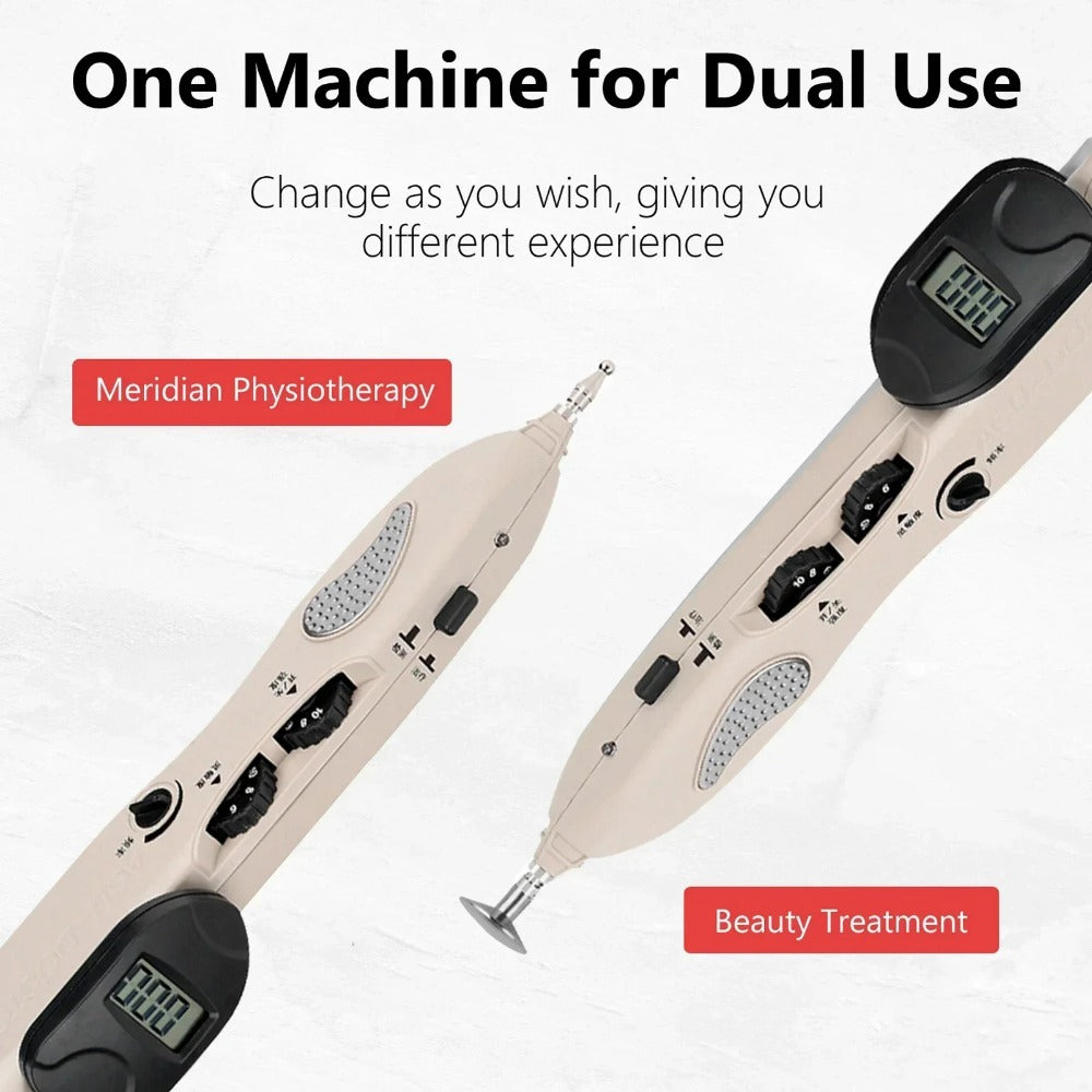 Digital Electronic Acupuncture Pen - Portable, Rechargeable, Adjustable Sensitivity, Audio Tips, Easy to Use, 1pc