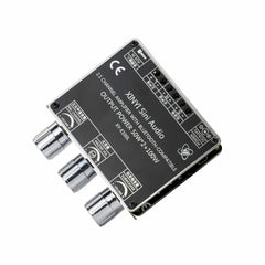 50Wx2+100W 2.1 Channel Bluetooth Audio Power Amplifier Board Module High and Low Tone Subwoofer APP Control E100L DC9-24V